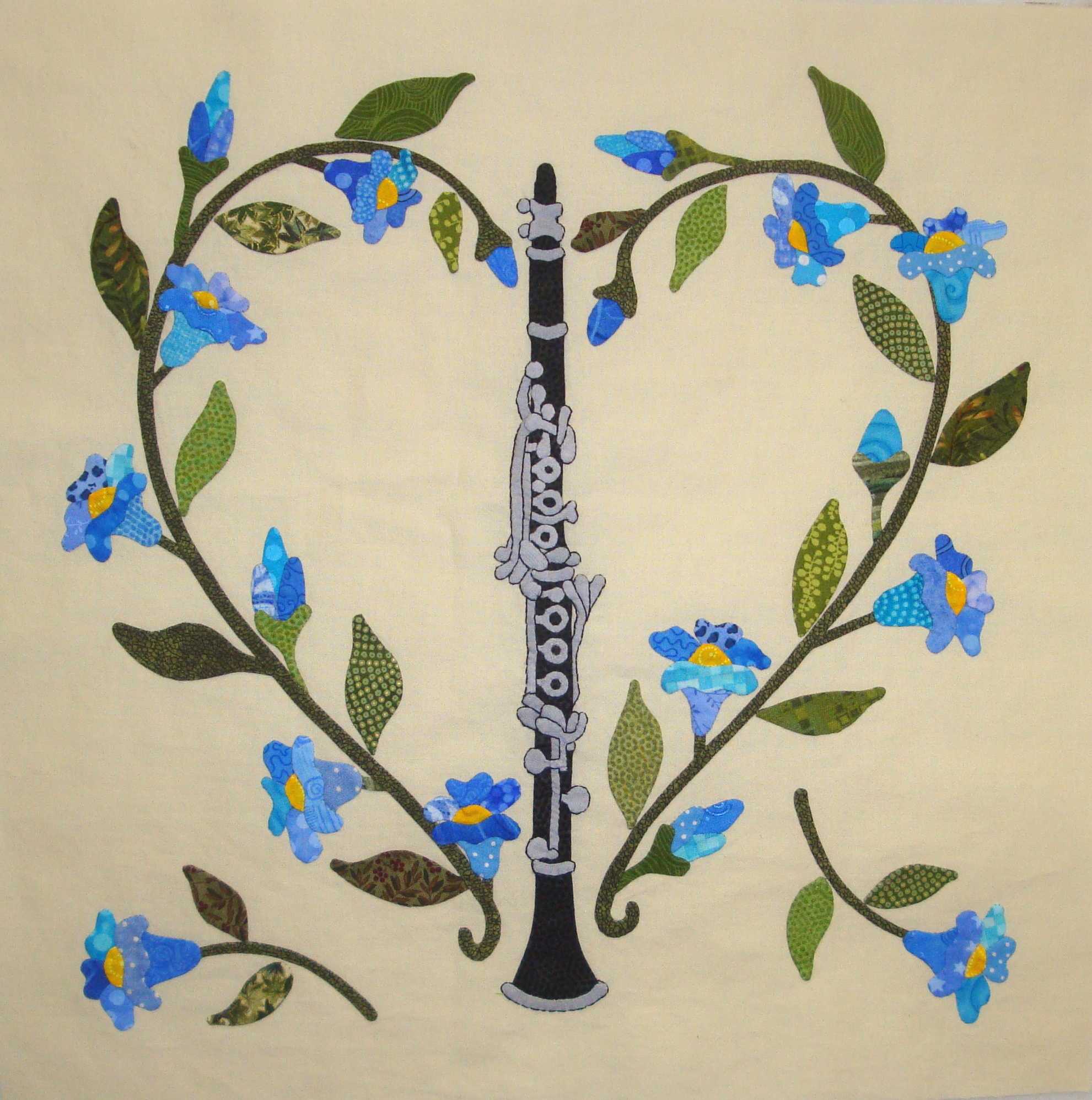 Fabric Therapy Online Heart Wreath Music Themed Quilt Patterns