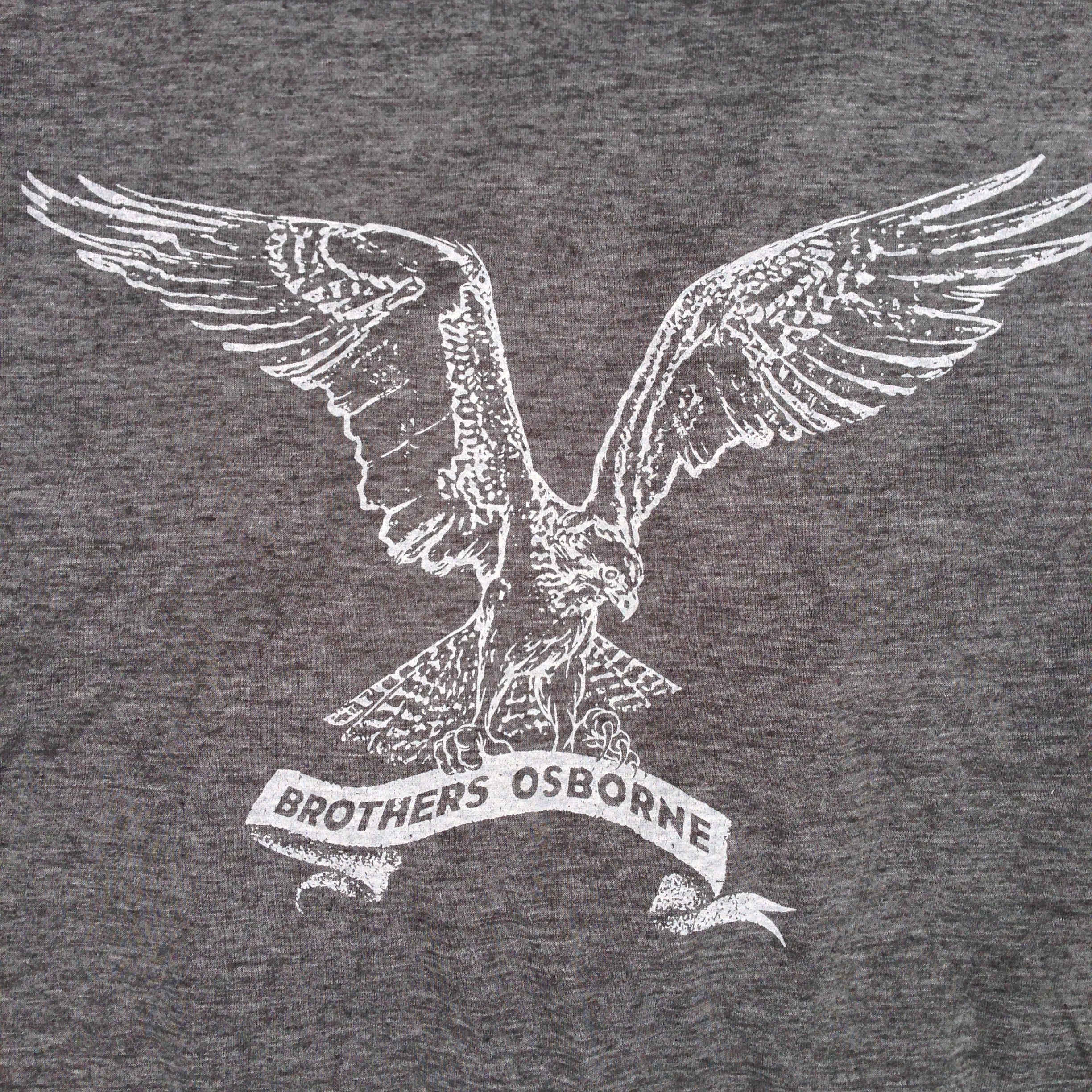 Brothers Osborne Brothers Osborne Grey Unisex Osprey T Shirt