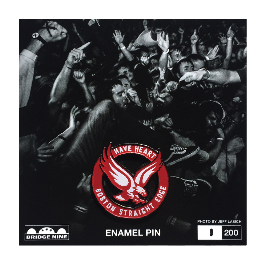 Buy Have Heart 'Boston Straight Edge' Enamel Pin at Bridge Nine Store