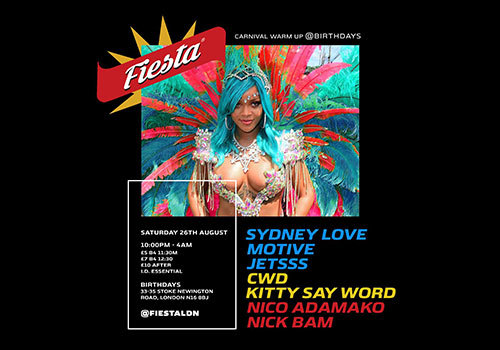 FIESTA CARNIVAL WARM UP